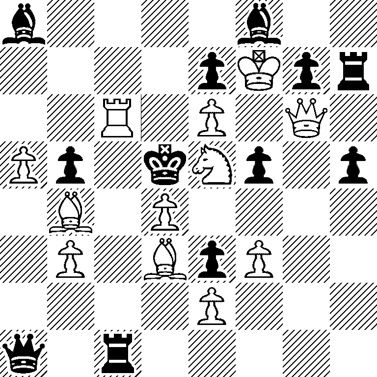 b4b2/4pKpr/2R1P1Q1/Pp1kNp1p/1B1P4/1P1BpP2/4P3/q1r5