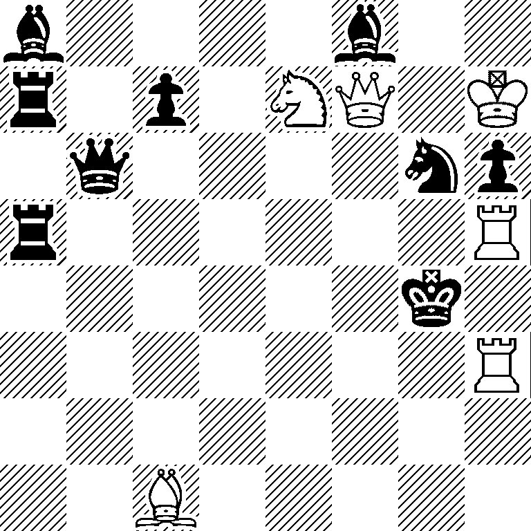 b4b2/r1p1NQ1K/1q4np/r6R/6k1/7R/8/2B5