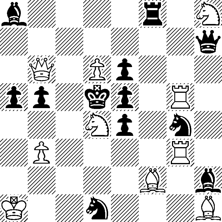 b4r1N/7q/1Q1Pp3/pp1kp1R1/3Np1n1/1P4R1/5B1b/K2n3B