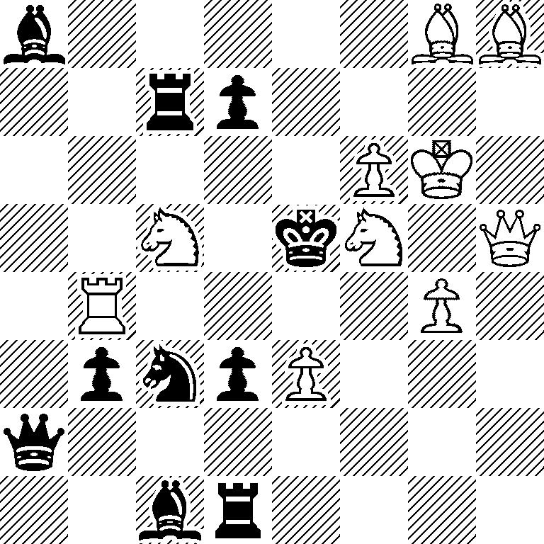 b5BB/2rp4/5PK1/2N1kN1Q/1R4P1/1pnpP3/q7/2br4