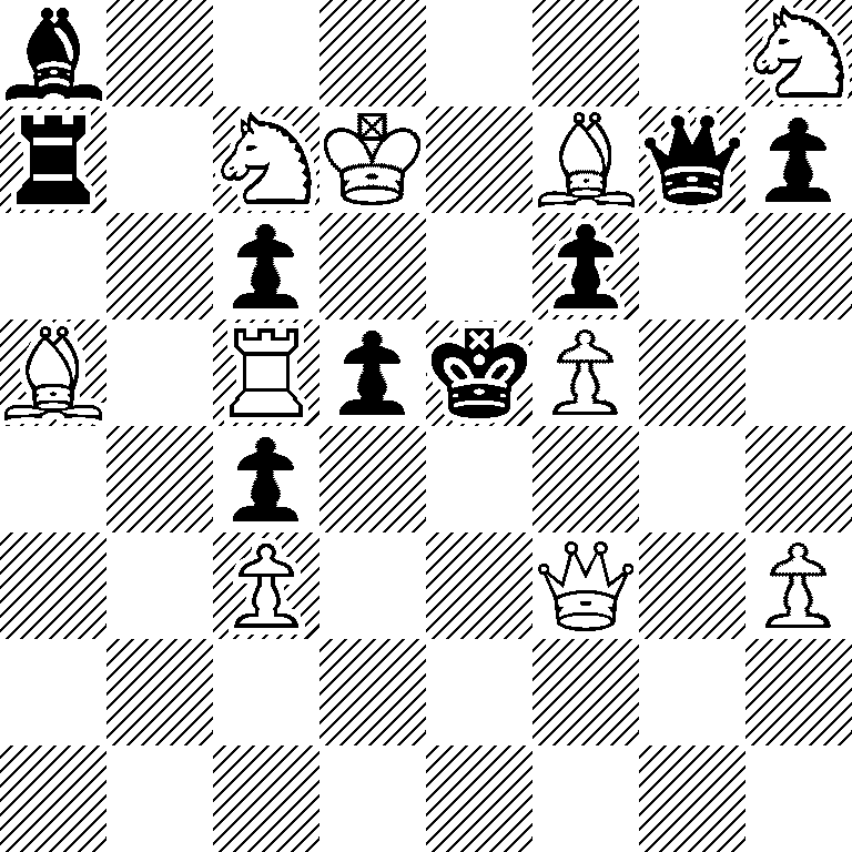 b6N/r1NK1Bqp/2p2p2/B1RpkP2/2p5/2P2Q1P/8/8
