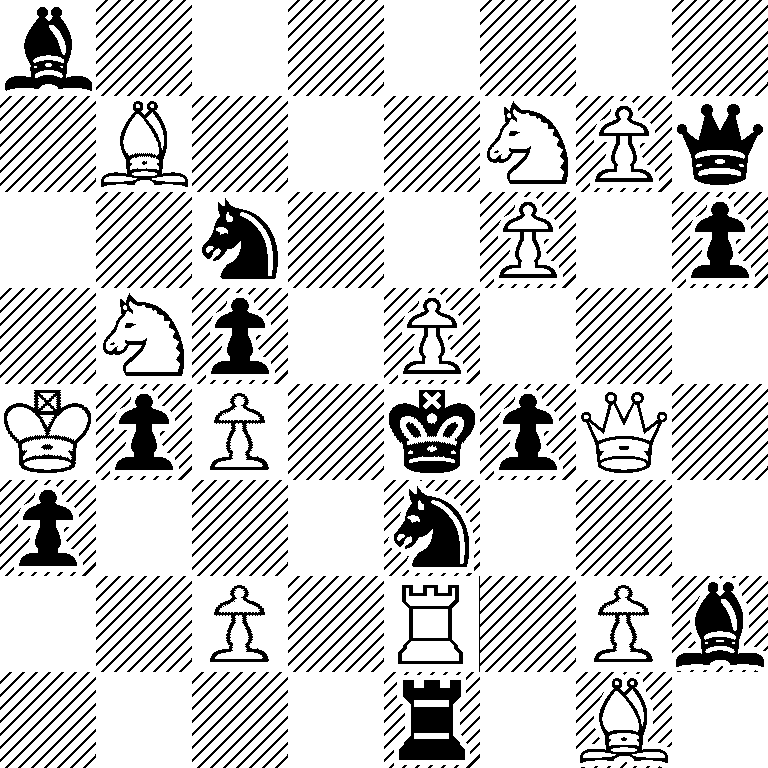b7/1B3NPq/2n2P1p/1Np1P3/KpP1kpQ1/p3n3/2P1R1Pb/4r1B1