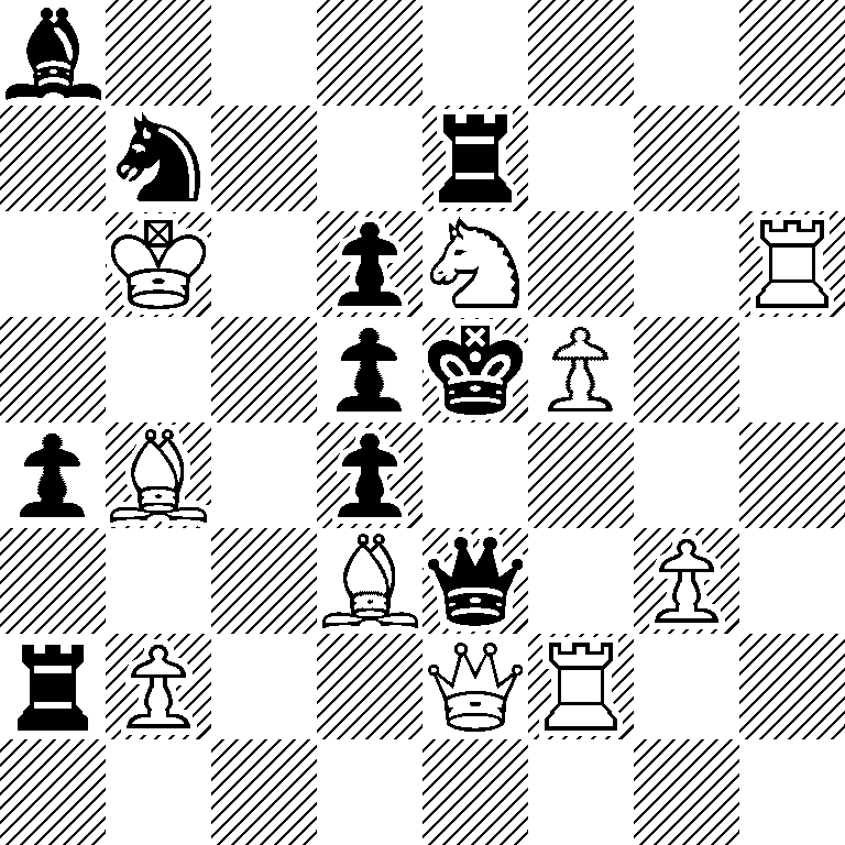b7/1n2r3/1K1pN2R/3pkP2/pB1p4/3Bq1P1/rP2QR2/8