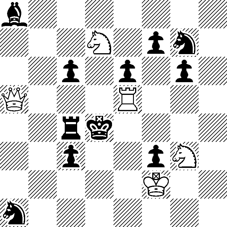 b7/3N1pn1/2p1p1p1/Q3R3/2rk4/2p2pN1/5K2/n7