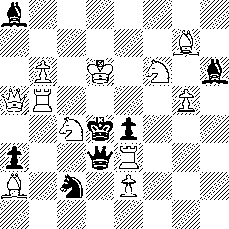 b7/6B1/1P1K1N1b/QR4P1/2Nkp3/p2qR3/B1n1P3/8
