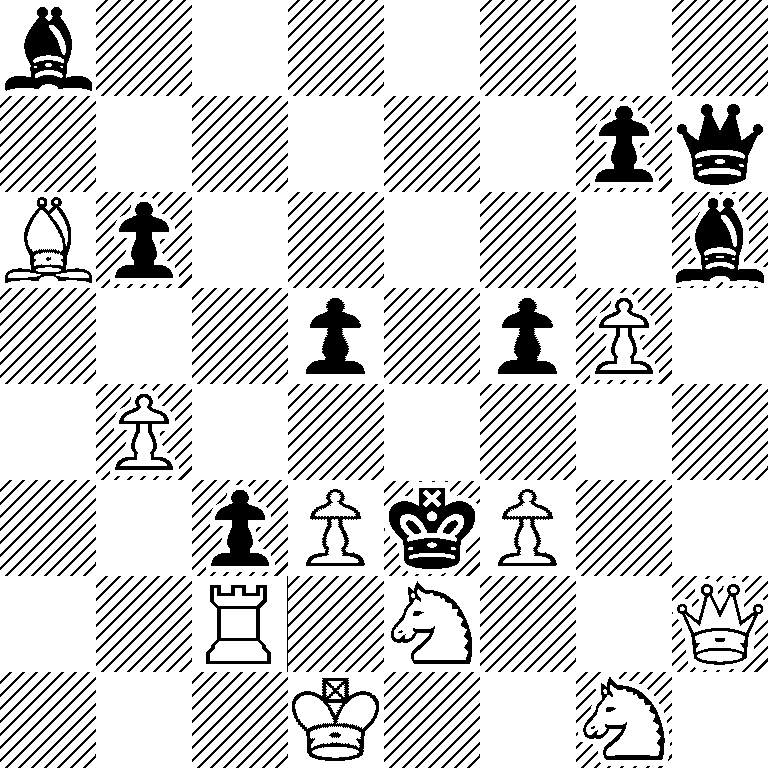 b7/6pq/Bp5b/3p1pP1/1P6/2pPkP2/2R1N2Q/3K2N1