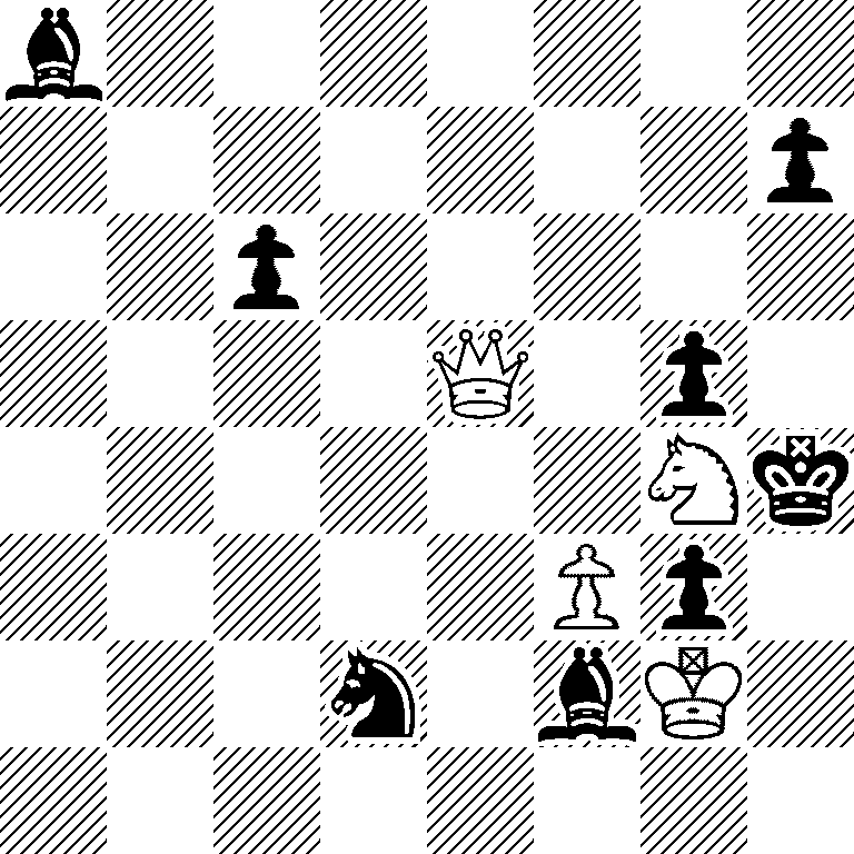 b7/7p/2p5/4Q1p1/6Nk/5Pp1/3n1bK1/8