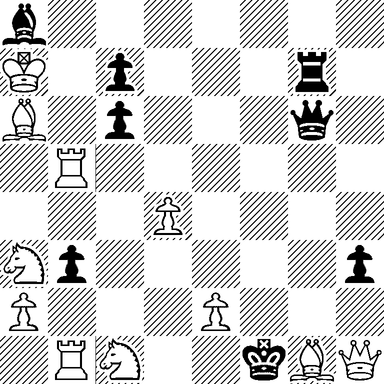 b7/K1p3r1/B1p3q1/1R6/3P4/Np5p/P3P3/1RN2kBQ