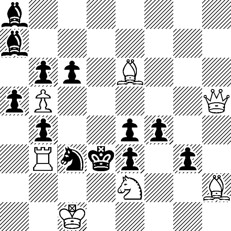 b7/b7/1pp1B3/pP5Q/1p2pp2/1Rnkp1p1/4N2B/2K5