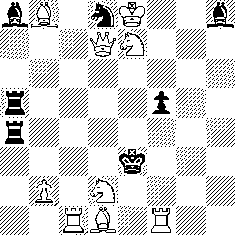 bB1nK2b/3QN3/8/r4p2/r7/4k3/1P1N4/2RB1R2