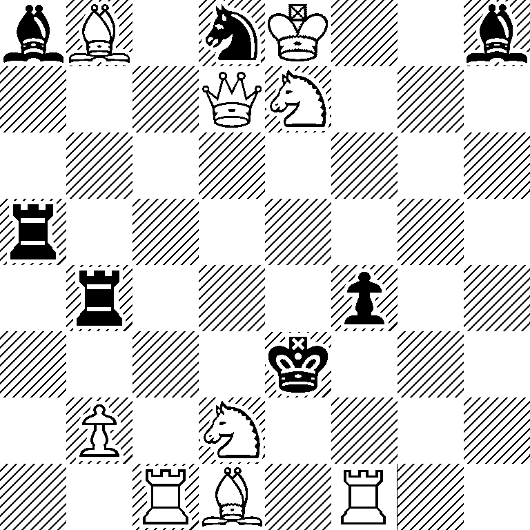 bB1nK2b/3QN3/8/r7/1r3p2/4k3/1P1N4/2RB1R2