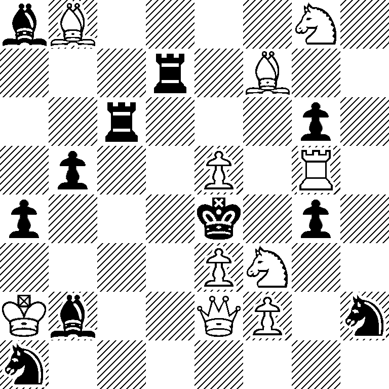 bB4N1/3r1B2/2r3p1/1p2P1R1/p3k1p1/4PN2/Kb2QP1n/n7