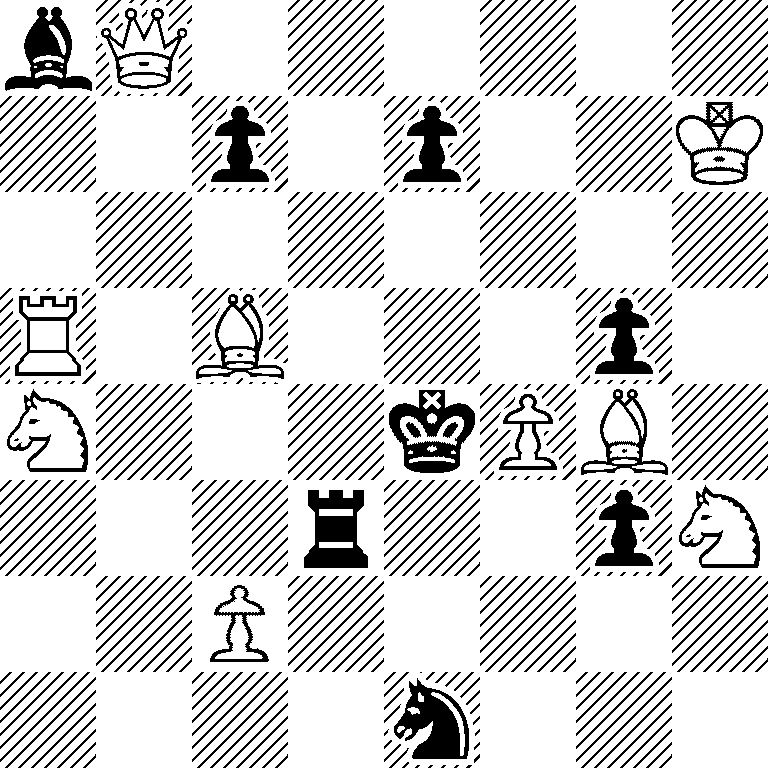 bQ6/2p1p2K/8/R1B3p1/N3kPB1/3r2pN/2P5/4n3