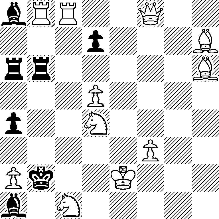 bRR2Q2/3p3B/rr5B/3P4/p2N4/5P2/Pk2K3/b1N5