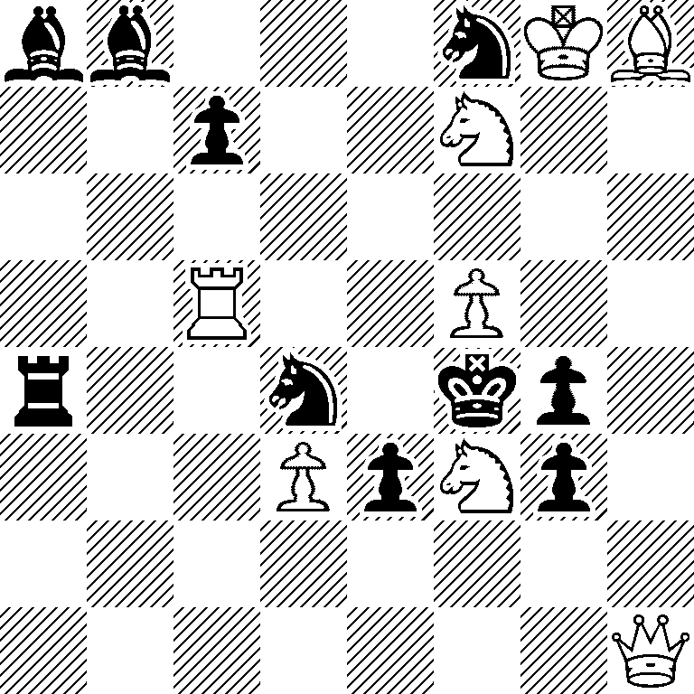 bb3nKB/2p2N2/8/2R2P2/r2n1kp1/3PpNp1/8/7Q