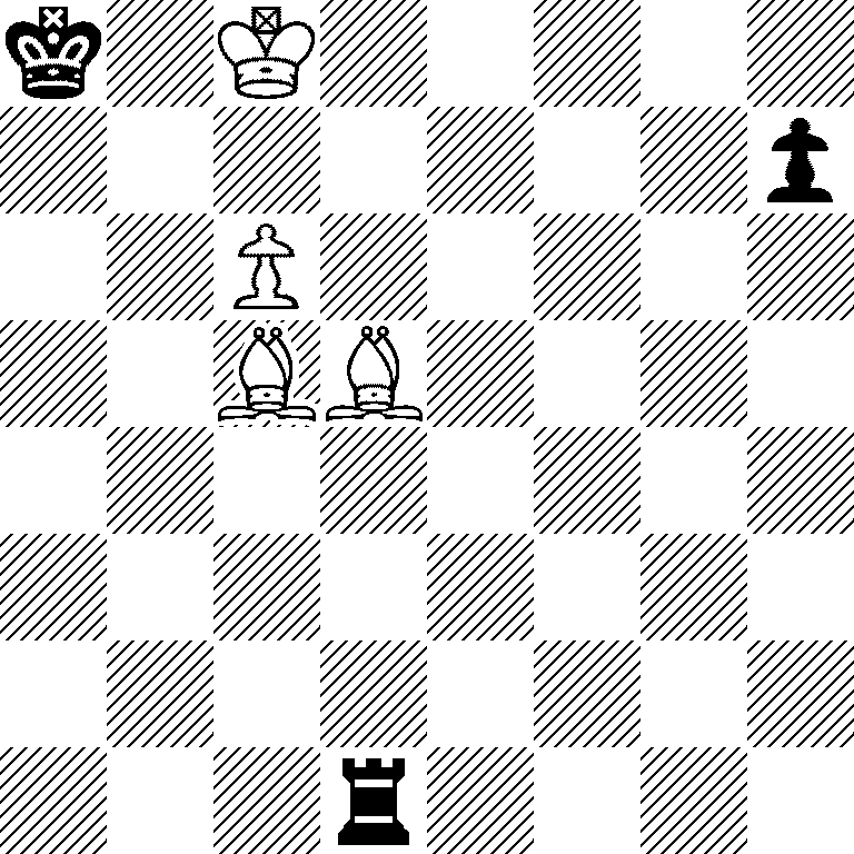k1K5/7p/2P5/2BB4/8/8/8/3r4