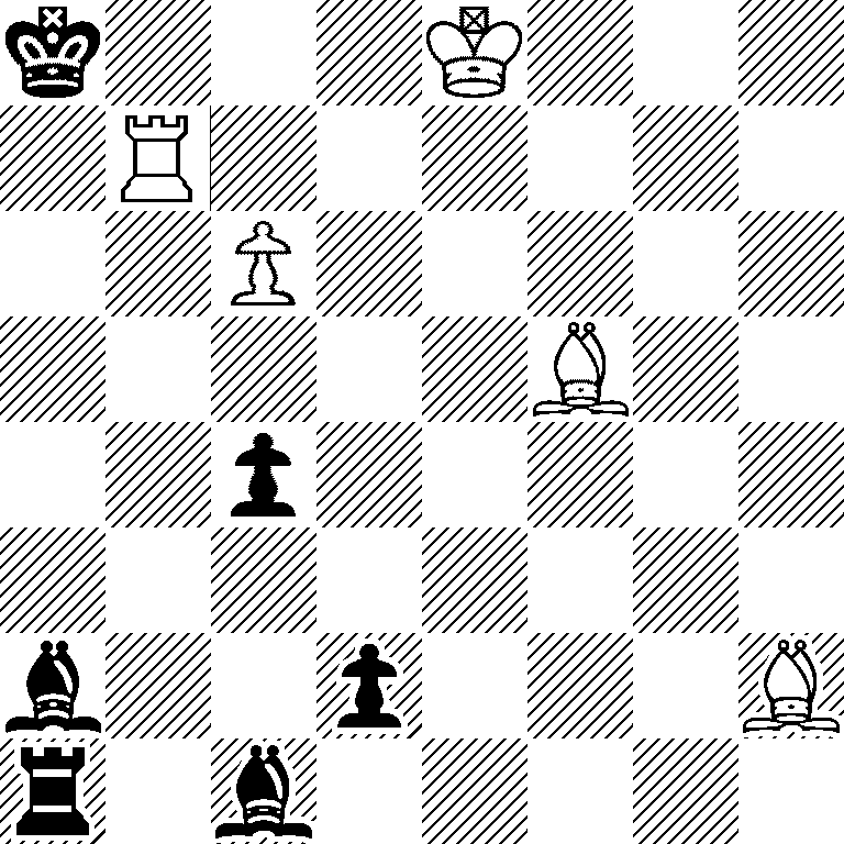 k3K3/1R6/2P5/5B2/2p5/8/b2p3B/r1b5