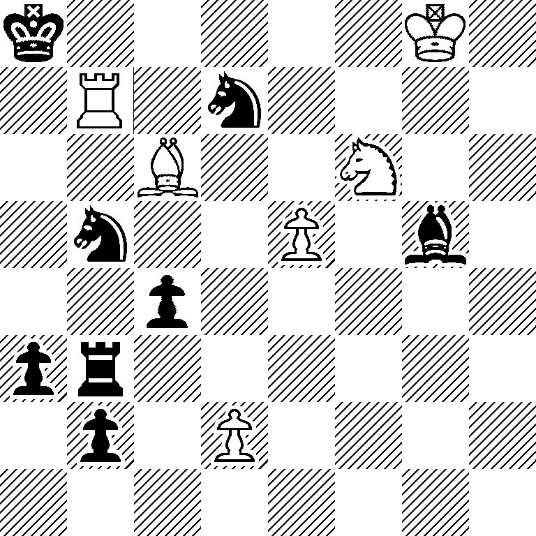 k5K1/1R1n4/2B2N2/1n2P1b1/2p5/pr6/1p1P4/8