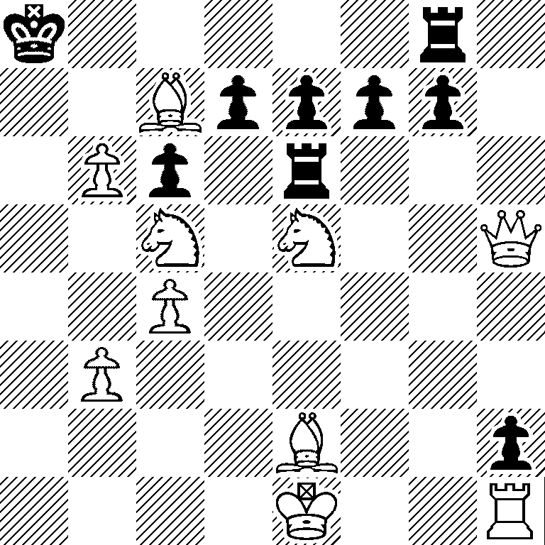 k5r1/2Bpppp1/1Pp1r3/2N1N2Q/2P5/1P6/4B2p/4K2R