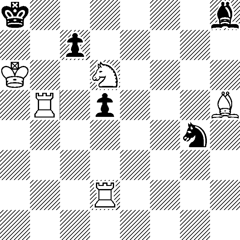 k6b/2p5/K2N4/1R1p3B/6n1/8/3R4/8