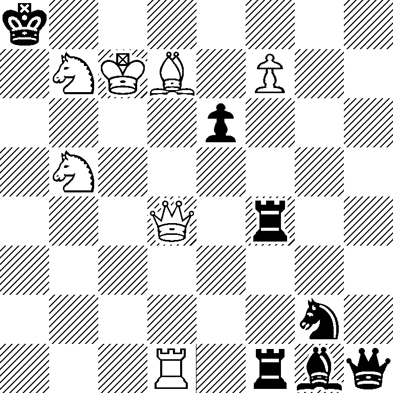 k7/1NKB1P2/4p3/1N6/3Q1r2/8/6n1/3R1rbq