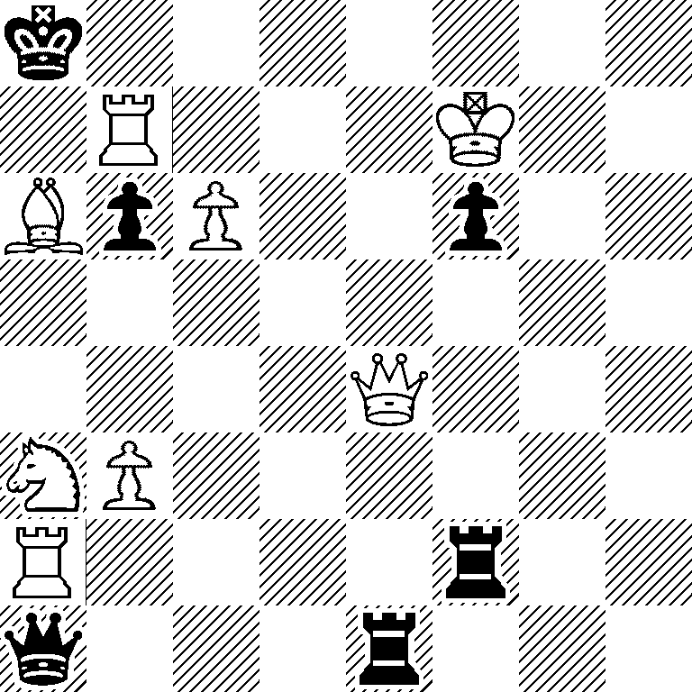 k7/1R3K2/BpP2p2/8/4Q3/NP6/R4r2/q3r3