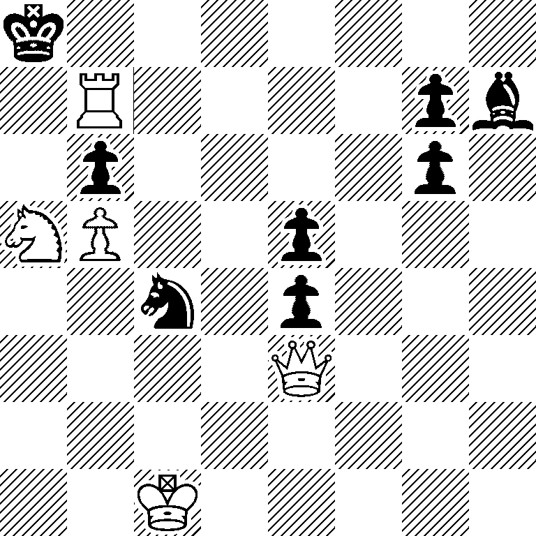 k7/1R4pb/1p4p1/NP2p3/2n1p3/4Q3/8/2K5