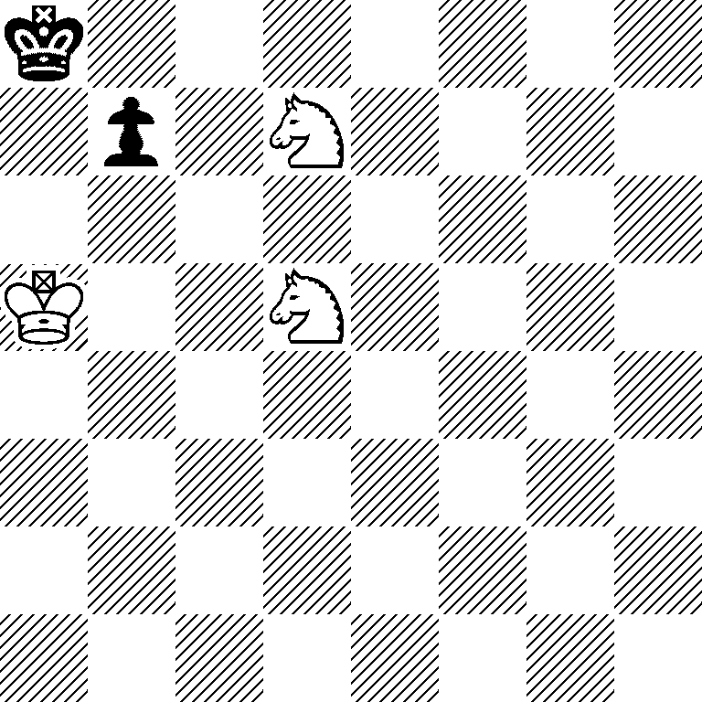 k7/1p1N4/8/K2N4/8/8/8/8