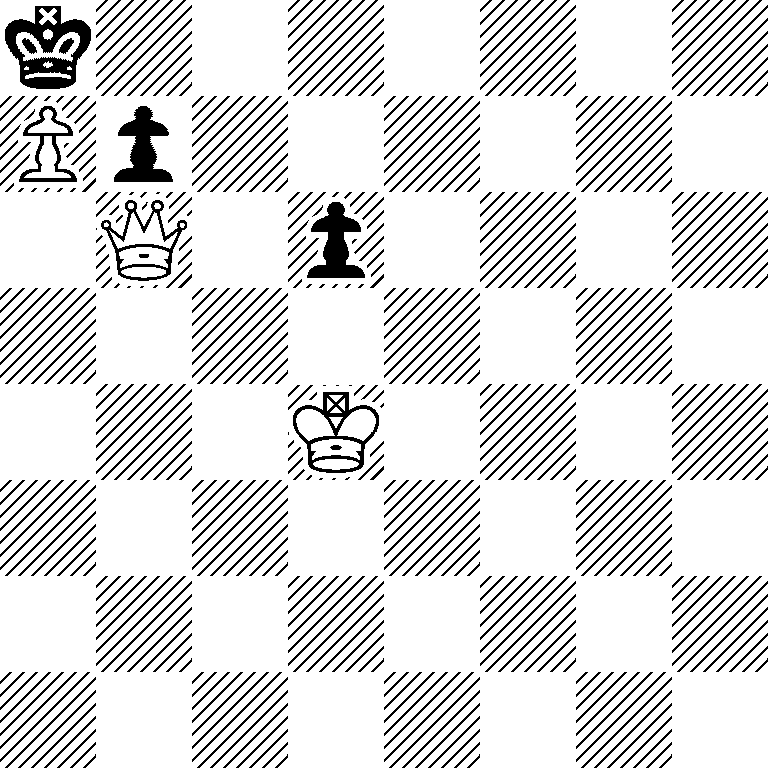 k7/Pp6/1Q1p4/8/3K4/8/8/8