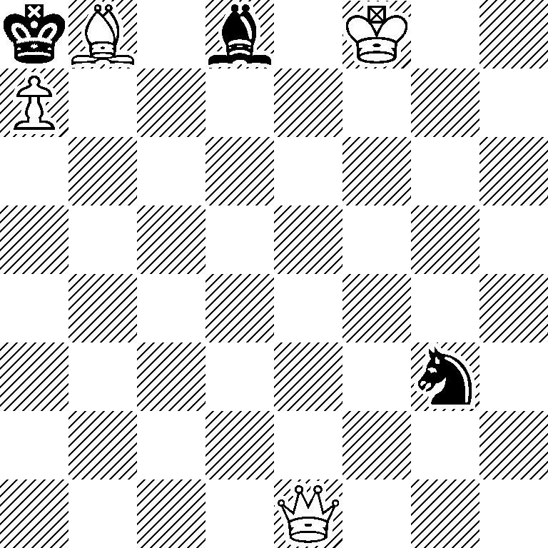 kB1b1K2/P7/8/8/8/6n1/8/4Q3