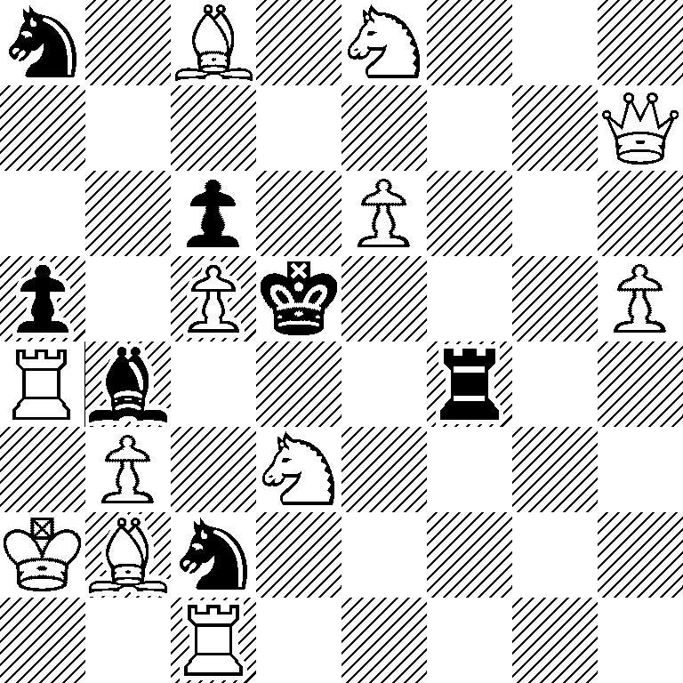 n1B1N3/7Q/2p1P3/p1Pk3P/Rb3r2/1P1N4/KBn5/2R5