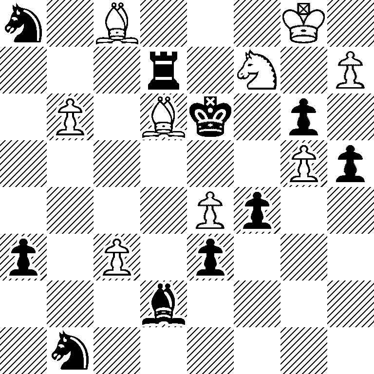 n1B3K1/3r1N1P/1P1Bk1p1/6Pp/4Pp2/p1P1p3/3b4/1n6