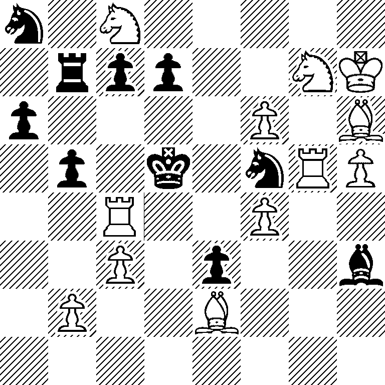 n1N5/1rpp2NK/p4P1B/1p1k1nRP/2R2P2/2P1p2b/1P2B3/8