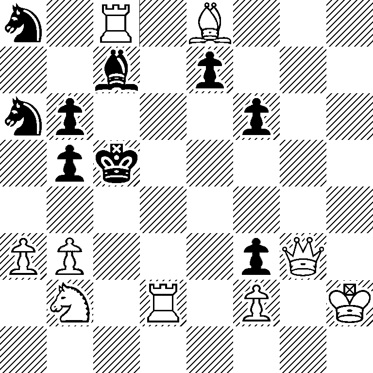n1R1B3/2b1p3/np3p2/1pk5/8/PP3pQ1/1N1R1P1K/8