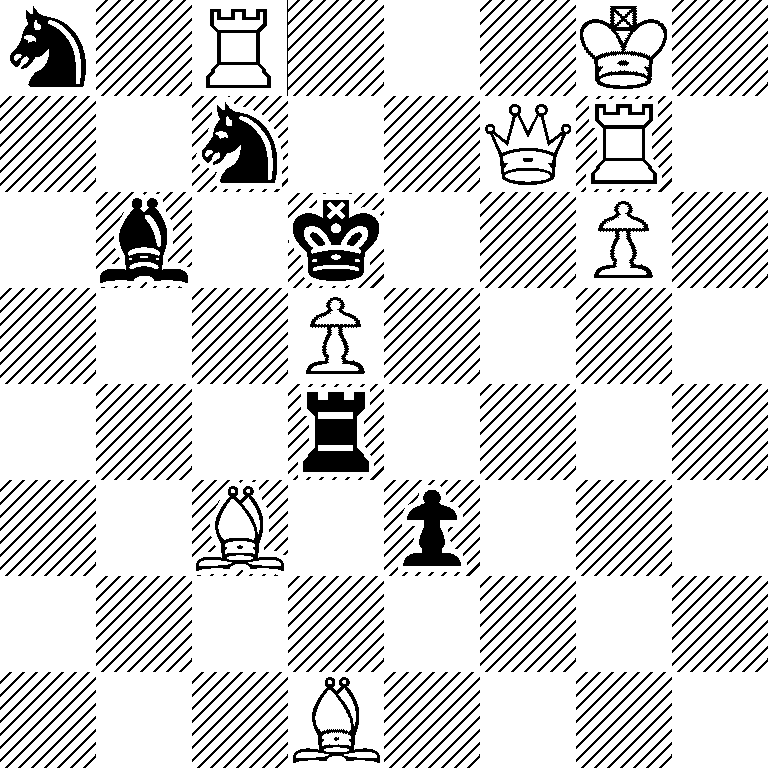 n1R3K1/2n2QR1/1b1k2P1/3P4/3r4/2B1p3/8/3B4