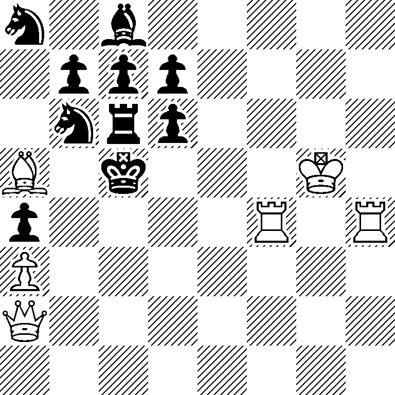 n1b5/1ppp4/1nrp4/B1k3K1/p4R1R/P7/Q7/8