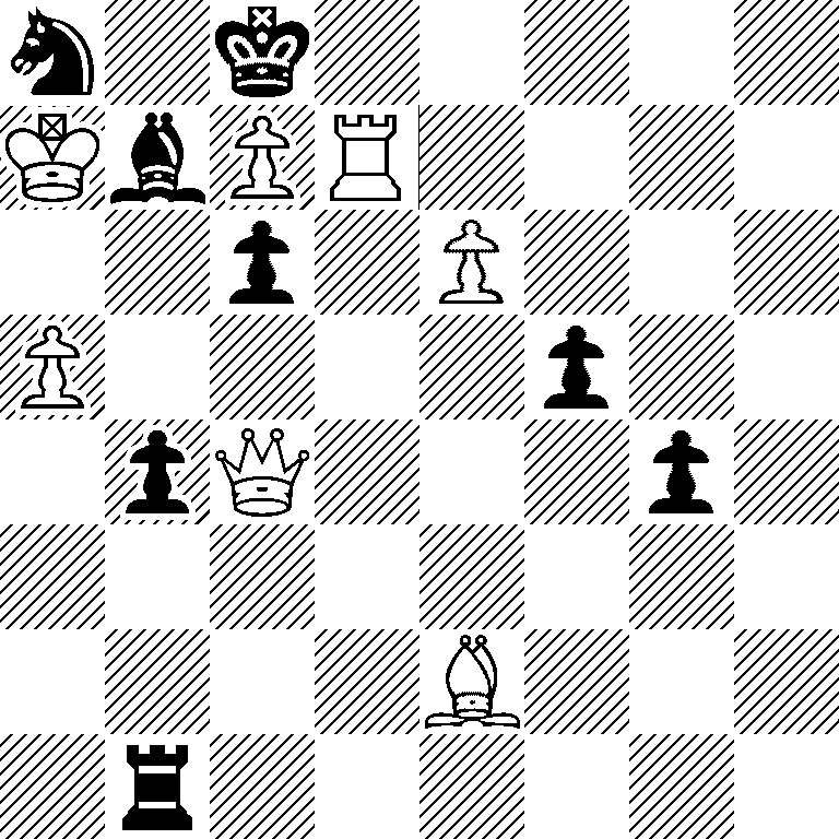 n1k5/KbPR4/2p1P3/P4p2/1pQ3p1/8/4B3/1r6