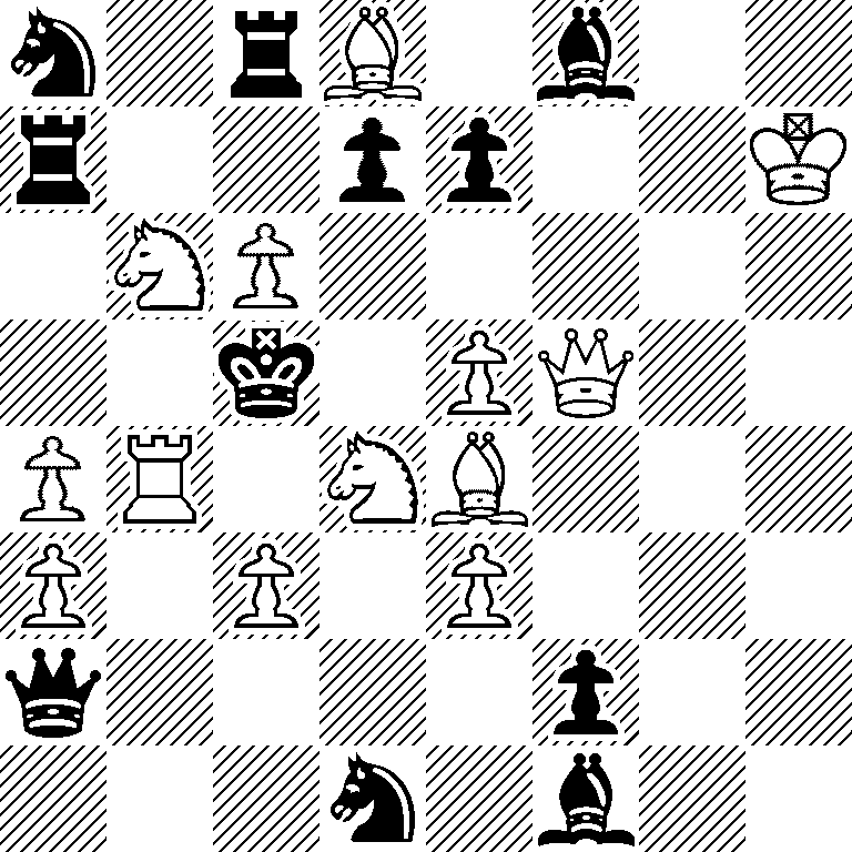 n1rB1b2/r2pp2K/1NP5/2k1PQ2/PR1NB3/P1P1P3/q4p2/3n1b2