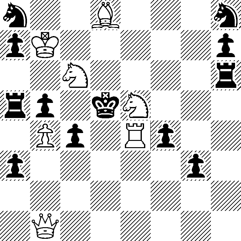 n2B3n/pK5p/2N4r/rp1kN3/1Pp1Rp2/p5p1/8/1Q6