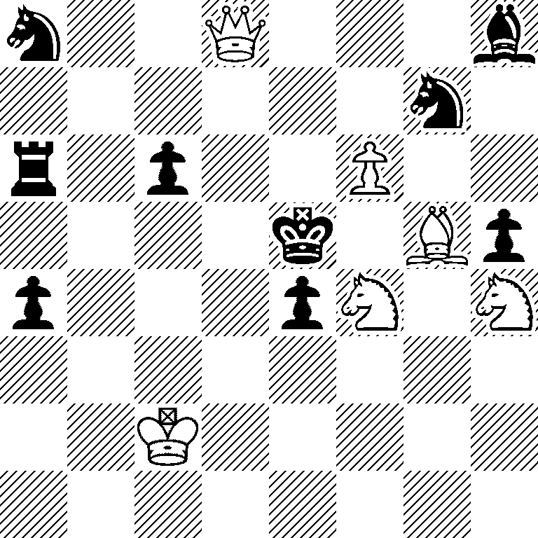 n2Q3b/6n1/r1p2P2/4k1Bp/p3pN1N/8/2K5/8