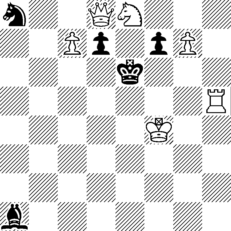 n2QN3/2Pp1pP1/4k3/7R/5K2/8/8/b7