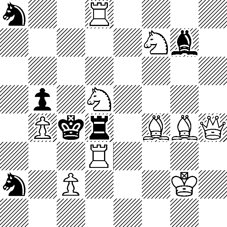 n2R4/5Nb1/8/1p1N4/1Pkr1BBQ/3R4/n1P3K1/8