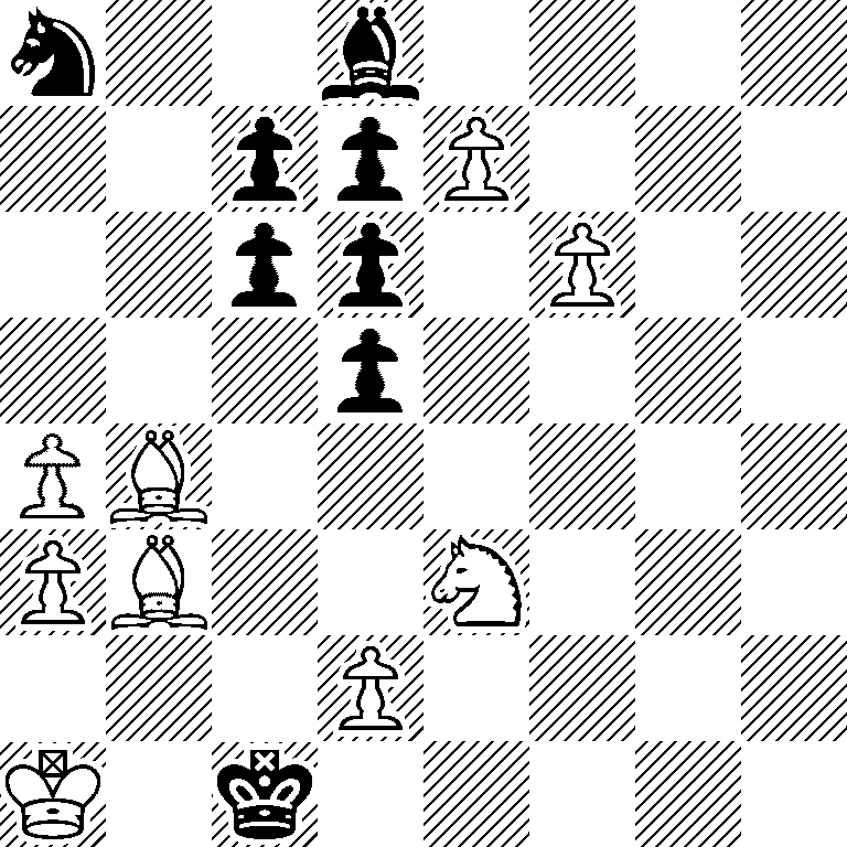 n2b4/2ppP3/2pp1P2/3p4/PB6/PB2N3/3P4/K1k5