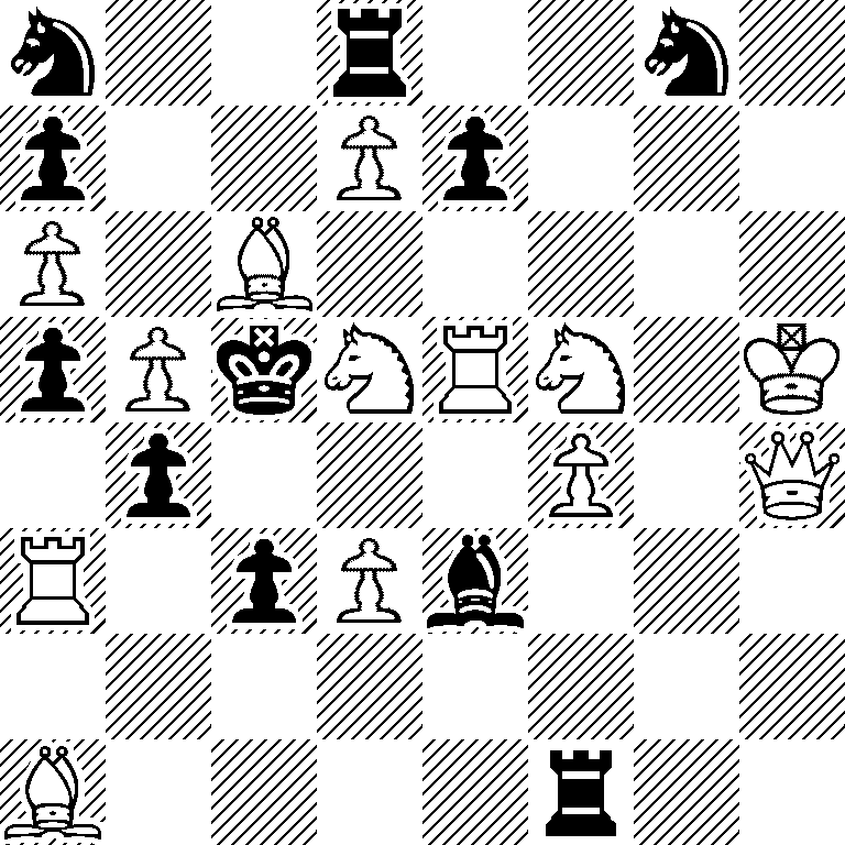 n2r2n1/p2Pp3/P1B5/pPkNRN1K/1p3P1Q/R1pPb3/8/B4r2