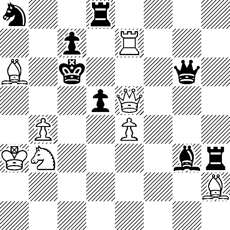 n2r4/2p1R3/B1k3q1/3pQ3/1P2P3/KN4br/7B/8