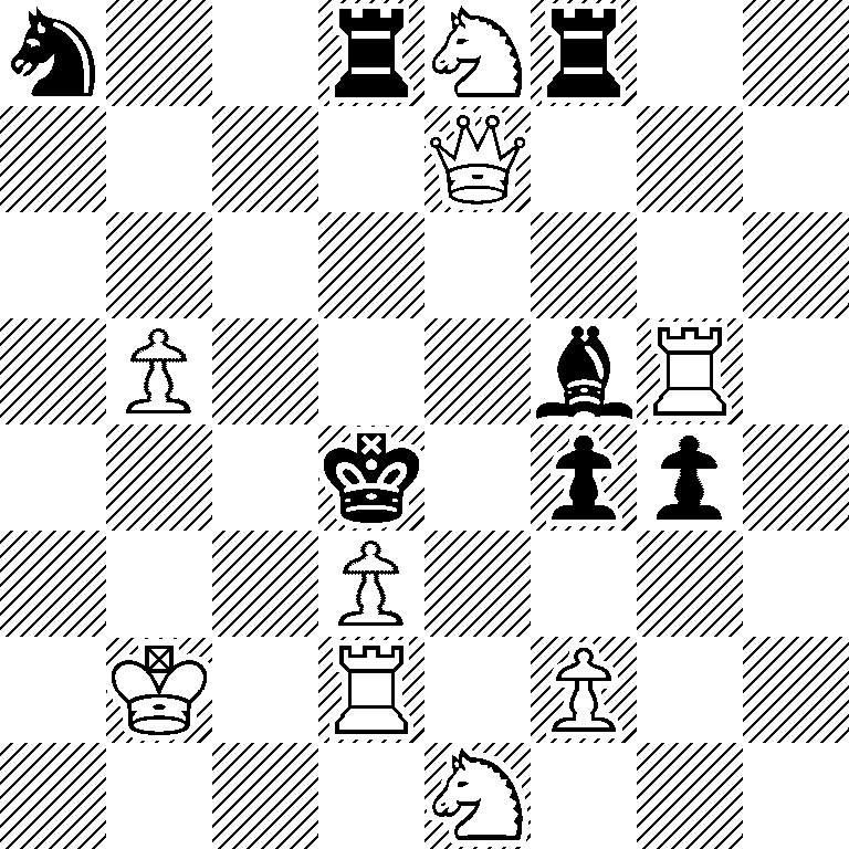 n2rNr2/4Q3/8/1P3bR1/3k1pp1/3P4/1K1R1P2/4N3