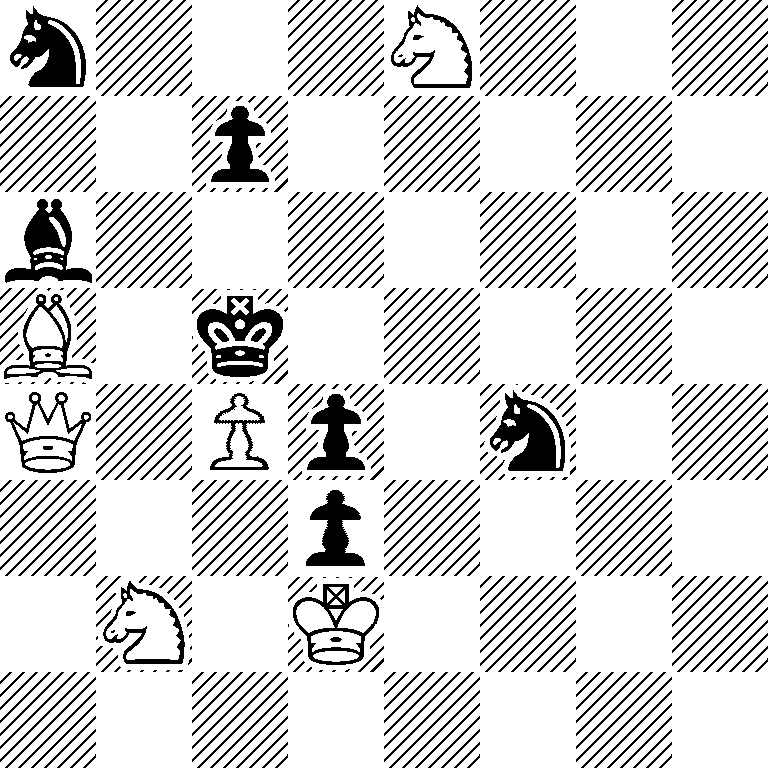 n3N3/2p5/b7/B1k5/Q1Pp1n2/3p4/1N1K4/8