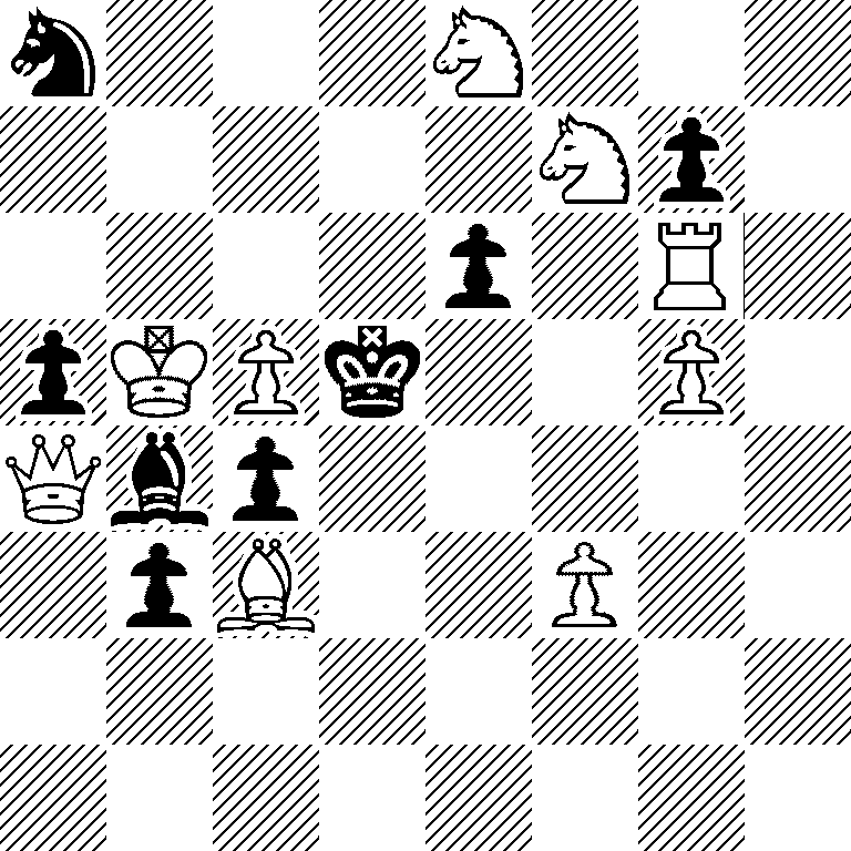 n3N3/5Np1/4p1R1/pKPk2P1/Qbp5/1pB2P2/8/8