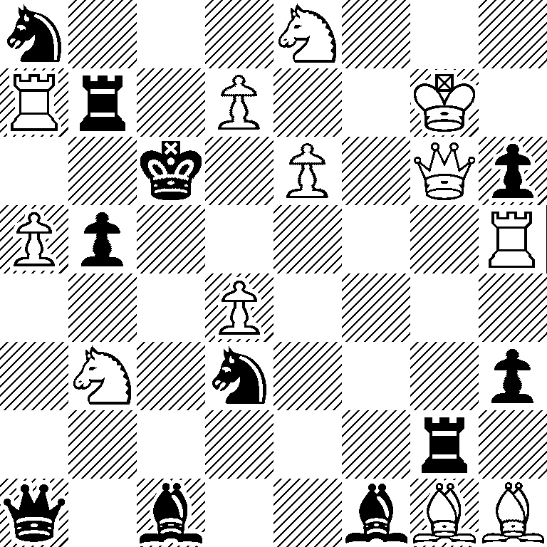 n3N3/Rr1P2K1/2k1P1Qp/Pp5R/3P4/1N1n3p/6r1/q1b2bBB