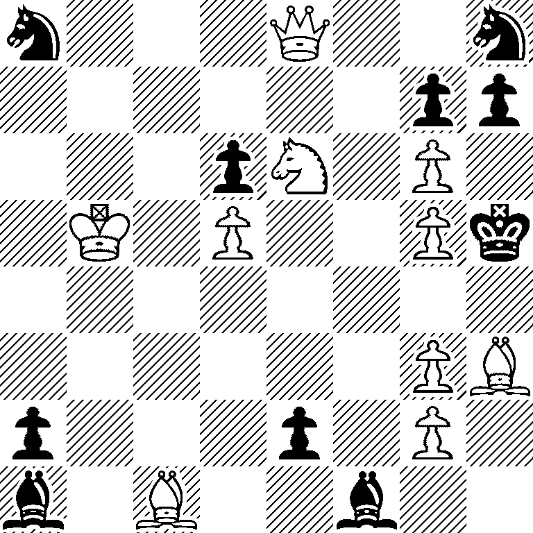 n3Q2n/6pp/3pN1P1/1K1P2Pk/8/6PB/p3p1P1/b1B2b2